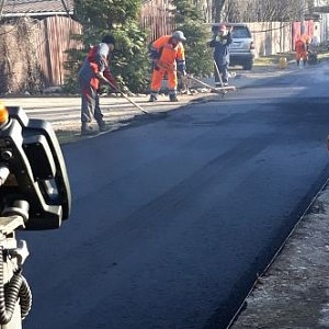 Фотоотчет о выполнении работ по ремонту автомобильных дорог общего пользования местного значения в г.п. лесной городок