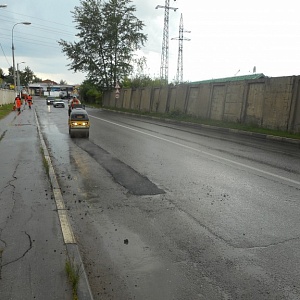 Проведение работ по ямочному ремонту автомобильных дорог