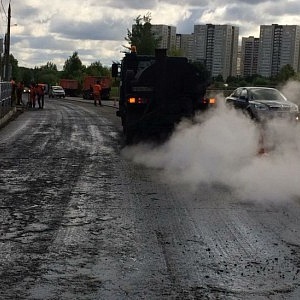 Фотоотчет о выполнении работ по ремонту автомобильных дорог общего пользования местного значения в городском поселении Одинцово